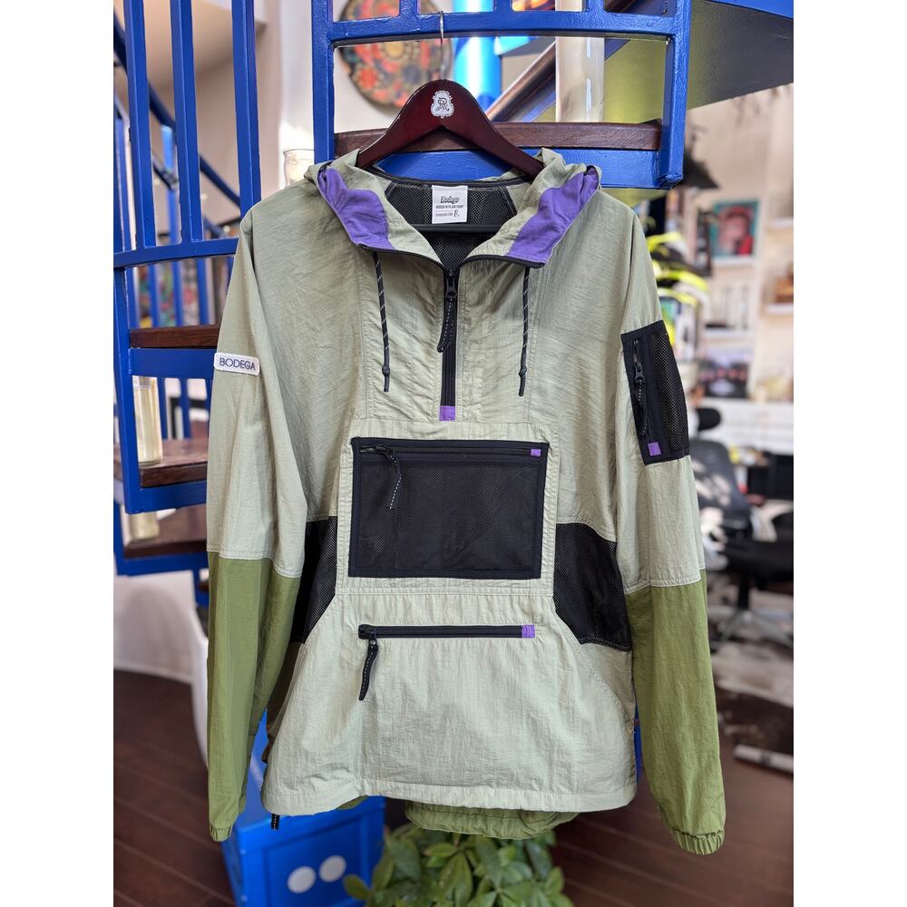 Bodega Colorblock Anorak Windbreaker (Size L)